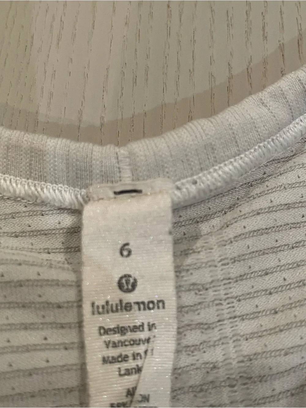 Lululemon Swiftly Tech Racerback Tank Top White - Size 6